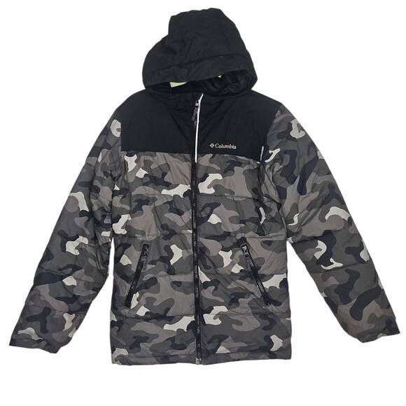 Columbia Black and Gray Camo Jacket - Picture 1 of 4